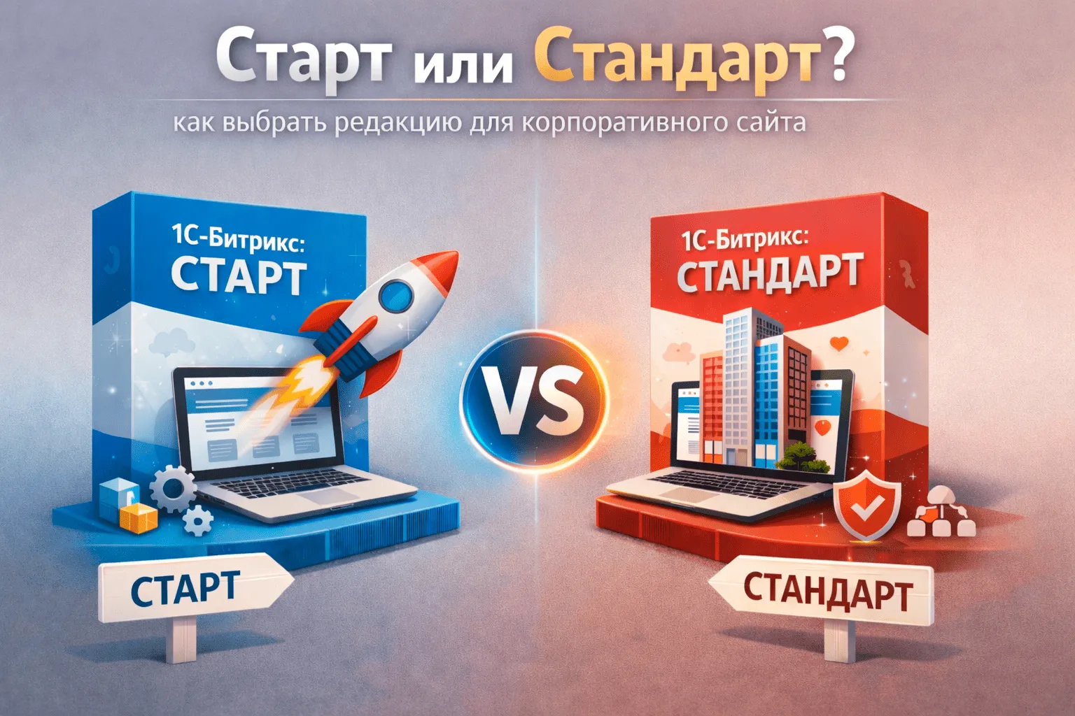 Старт или Стандарт: как выбрать редакцию для корпоративного сайта в Пензе