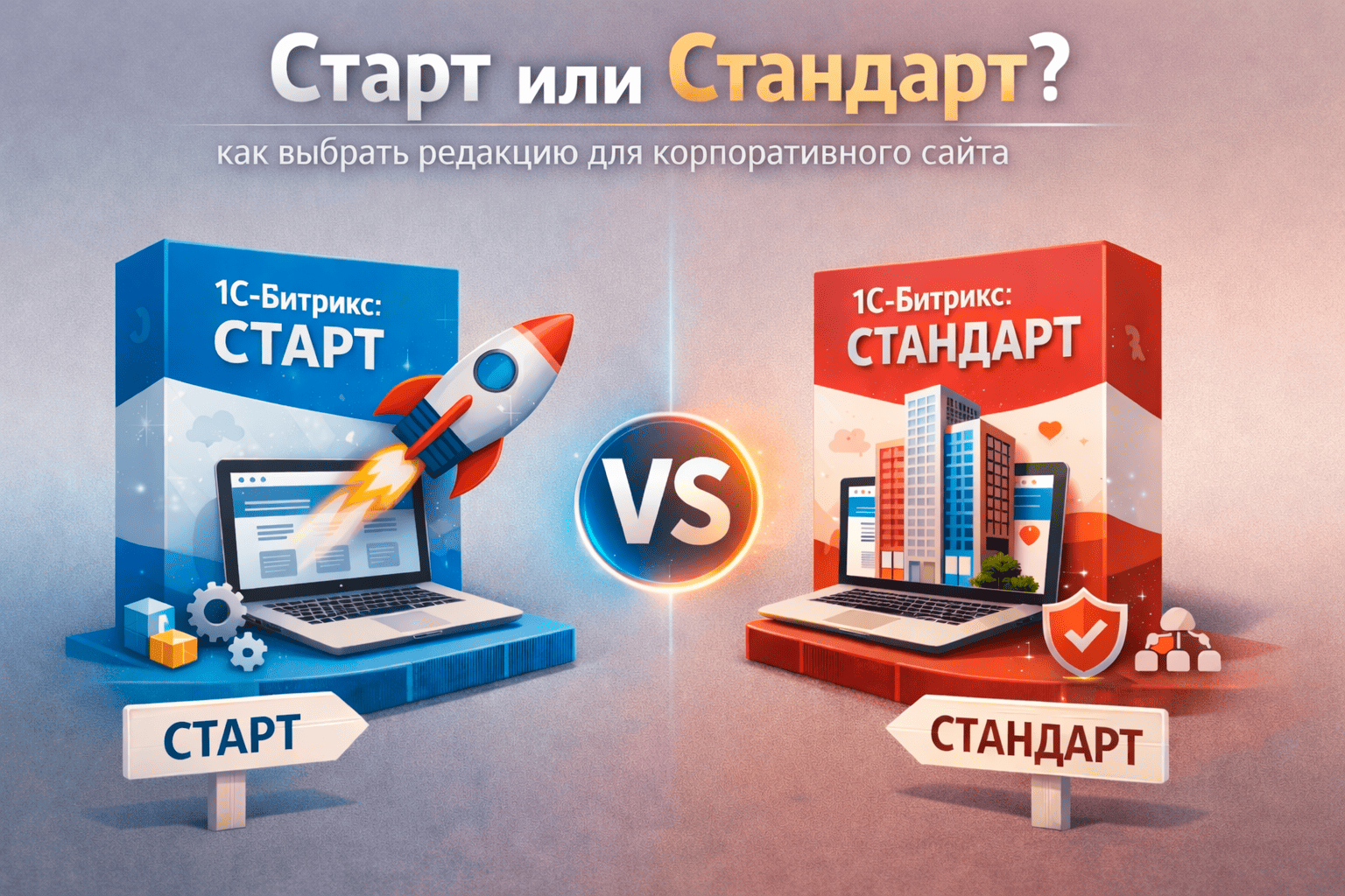 Старт или Стандарт: как выбрать редакцию для корпоративного сайта в Пензе